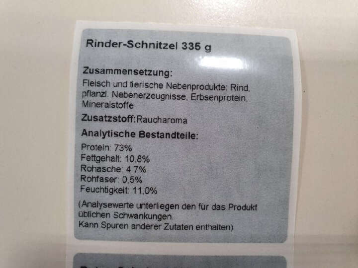 BUFFO Hundeleckerli Natur-Snacks Rinder-Schnitzel